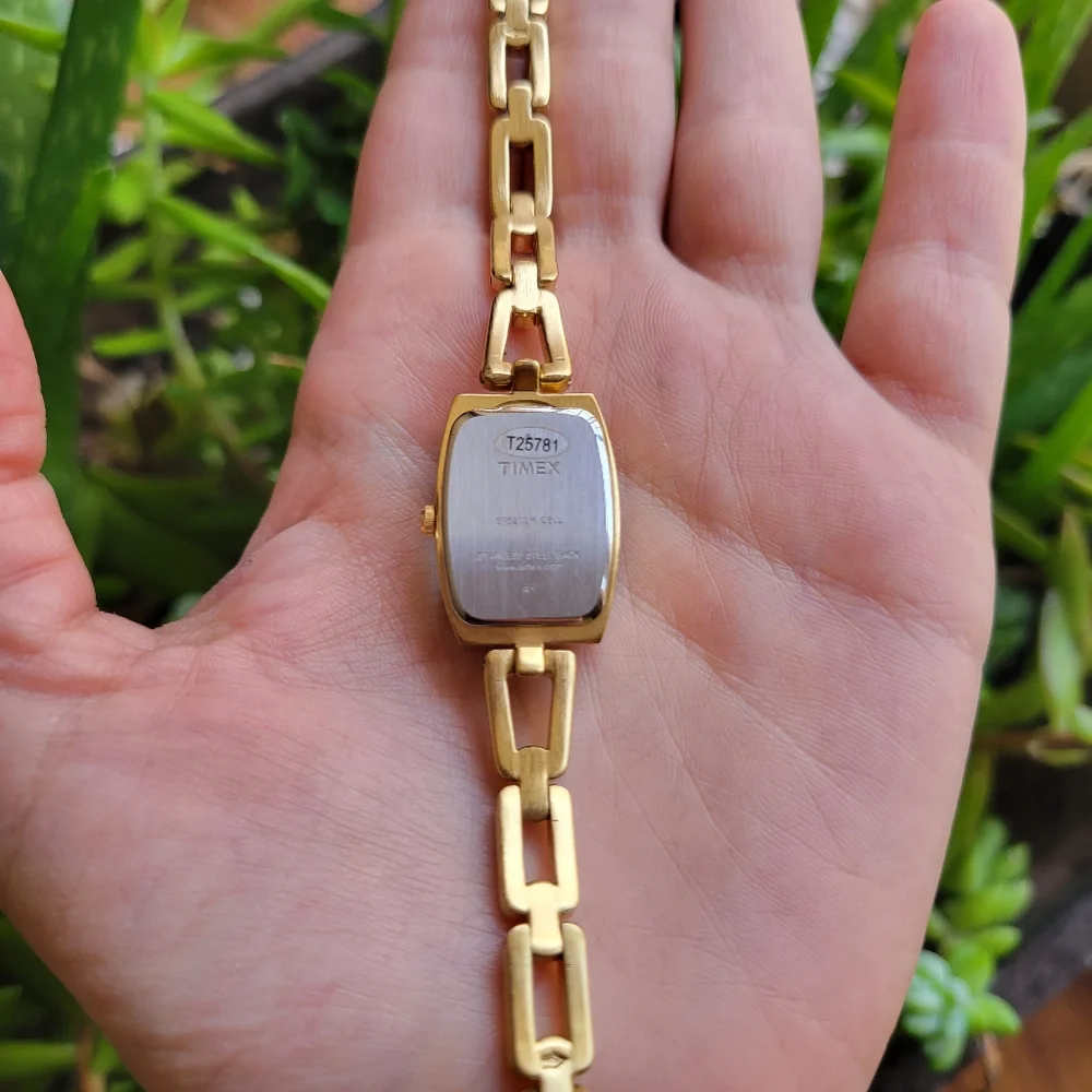 Like New Gold Timex Modern Vintage Style Watch